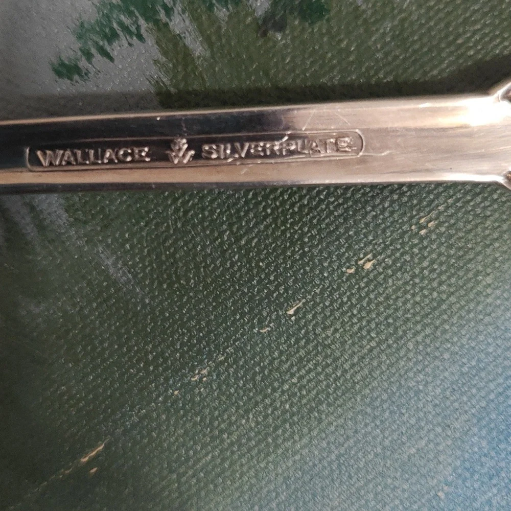 Mid Century Antique Wallace Silver Plate Pie Server Extra Long
